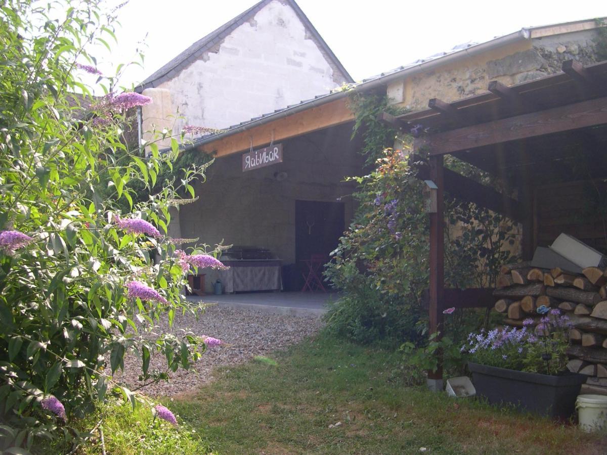 לינה וארוחת בוקר Saint-Jean-de-la-Motte L'Ancien Prieure מראה חיצוני תמונה